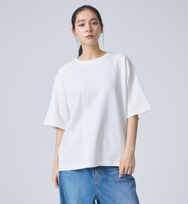 ABAHOUSE「【FORTUNA /フォルトゥナ】GIZA　CottonClearTee/ギザコ」|Tシャツ・カットソー|