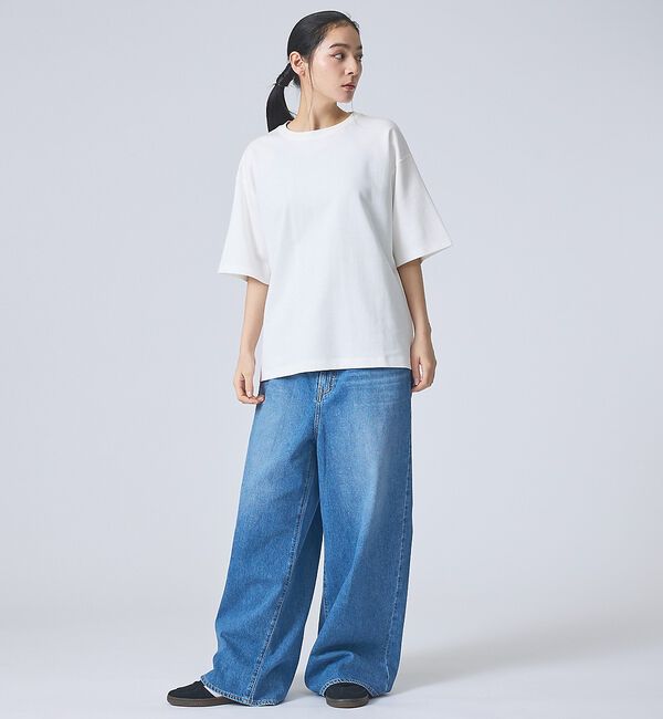 ABAHOUSE「【FORTUNA /フォルトゥナ】GIZA　CottonClearTee/ギザコ」|Tシャツ・カットソー|