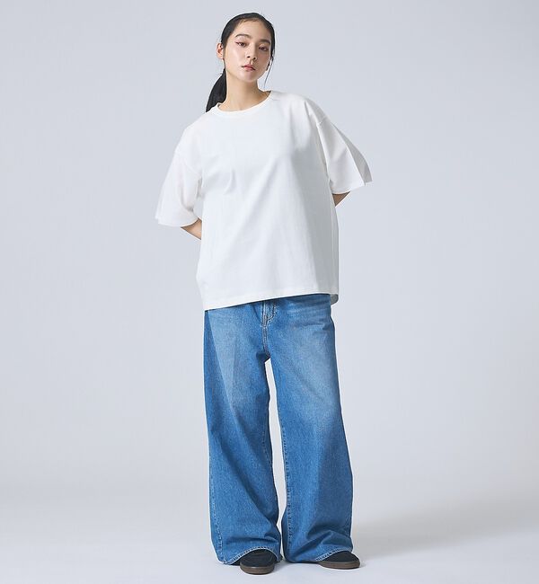 ABAHOUSE「【FORTUNA /フォルトゥナ】GIZA　CottonClearTee/ギザコ」|Tシャツ・カットソー|