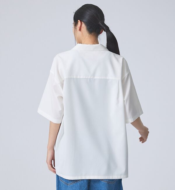 ABAHOUSE「【FORTUNA/フォルトゥナ】ECOTECOpenCollarShirts/エ」|シャツ・ブラウス|