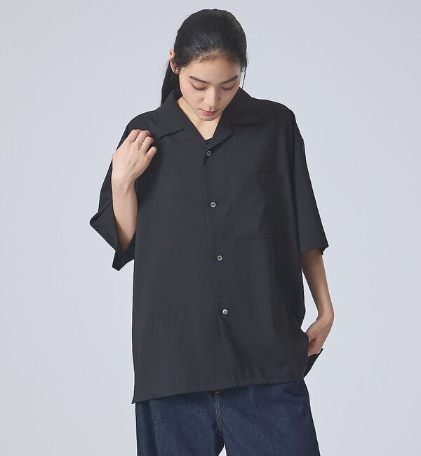 ABAHOUSE「【FORTUNA/フォルトゥナ】ECOTECOpenCollarShirts/エ」|シャツ・ブラウス|