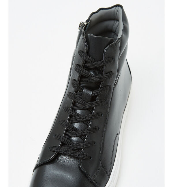 alfredoBANNISTER「サイドジップ ハイカット レザースニーカー」|スニーカー|