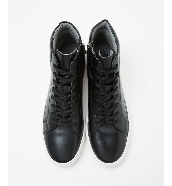 alfredoBANNISTER「サイドジップ ハイカット レザースニーカー」|スニーカー|