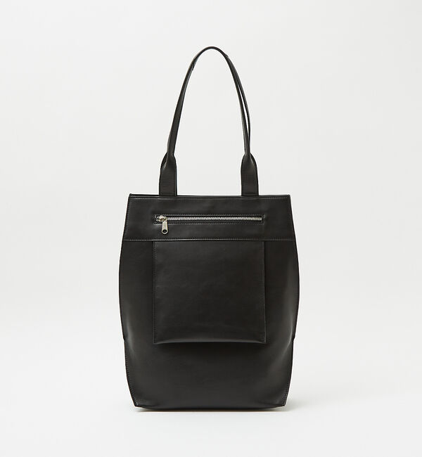 alfredoBANNISTER「ヘキサゴン レザー トートバッグ」|トートバッグ|ブラック