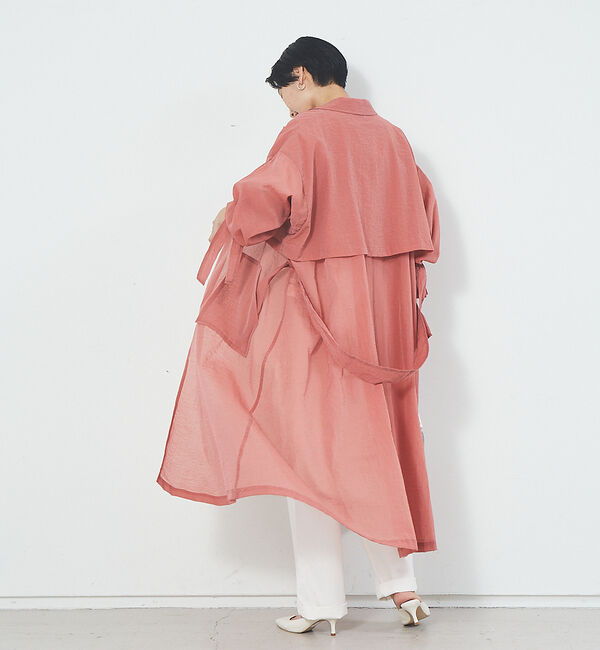 Rouge vif「シアーライトコート」|トレンチコート|