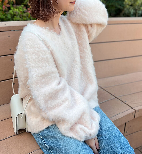 Rouge vif「シャギー ニットプルオーバー◆」|ニット・セーター|