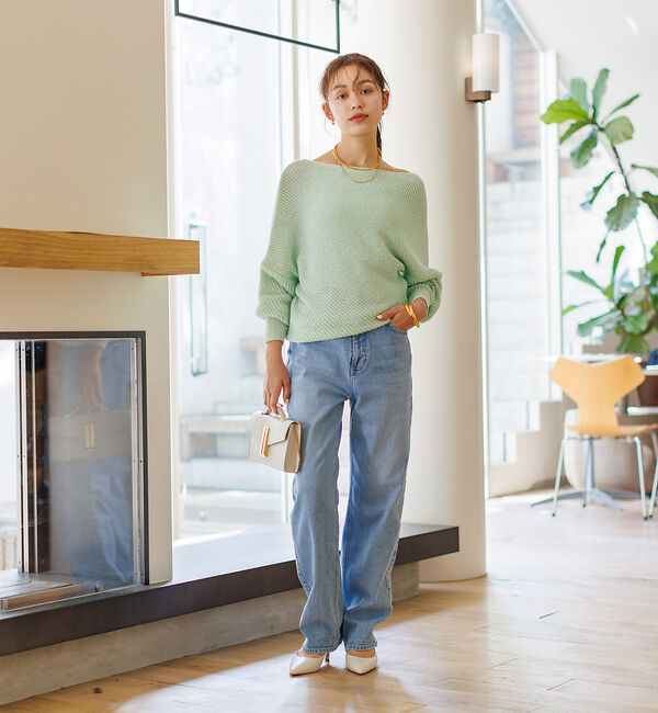 Rouge vif「ツイストニットプルオーバー」|ニット・セーター|