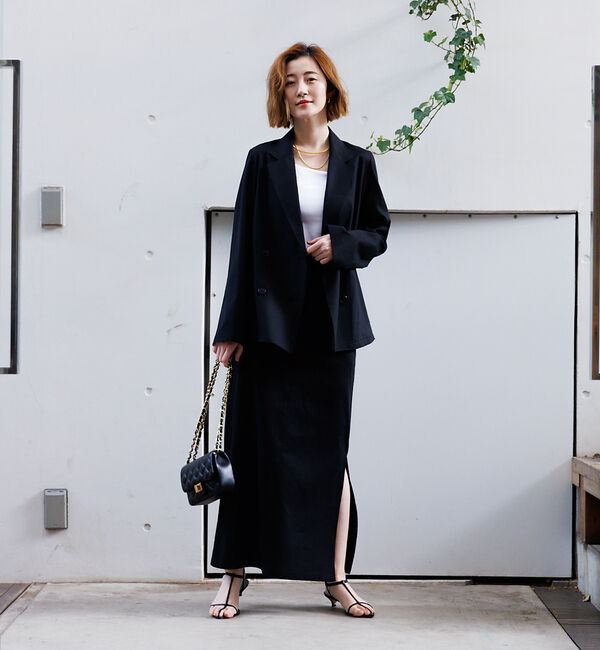 Rouge vif「麻混ライトダブルジャケット」|その他|