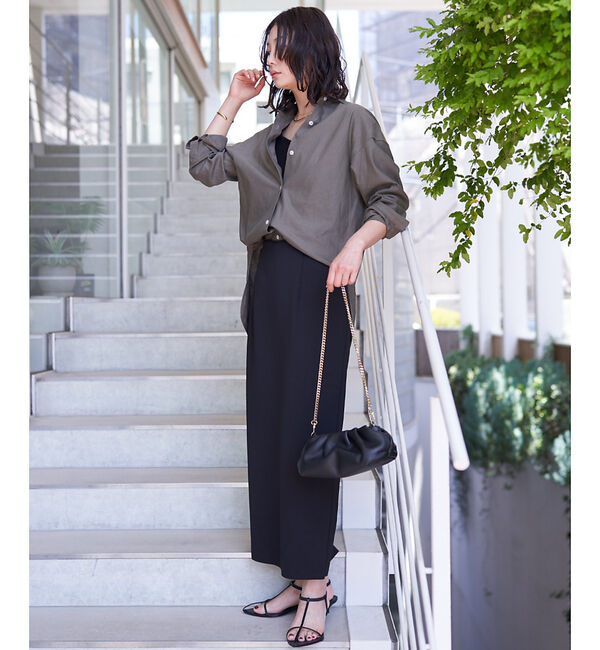 Rouge vif「【4サイズ展開】ストレッチダンボールタイトスカート」|スカート|