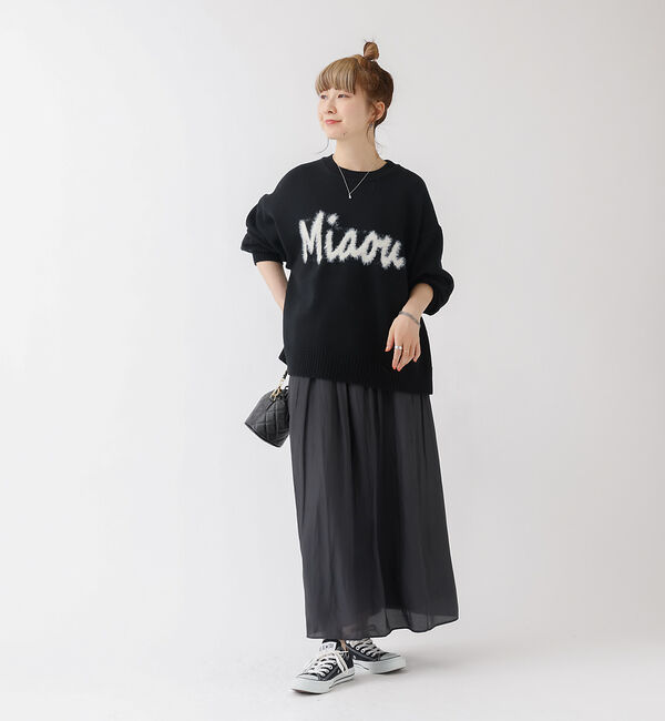 Rouge vif「グロスデシンゴムギャザースカート」|スカート|