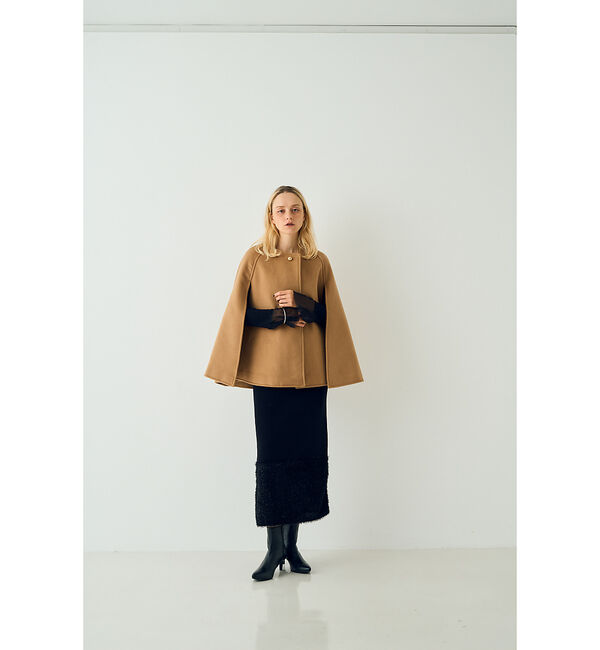 Rouge vif「【一部店舗限定】リブボートネックヘムフェザーワンピース」|ワンピース|