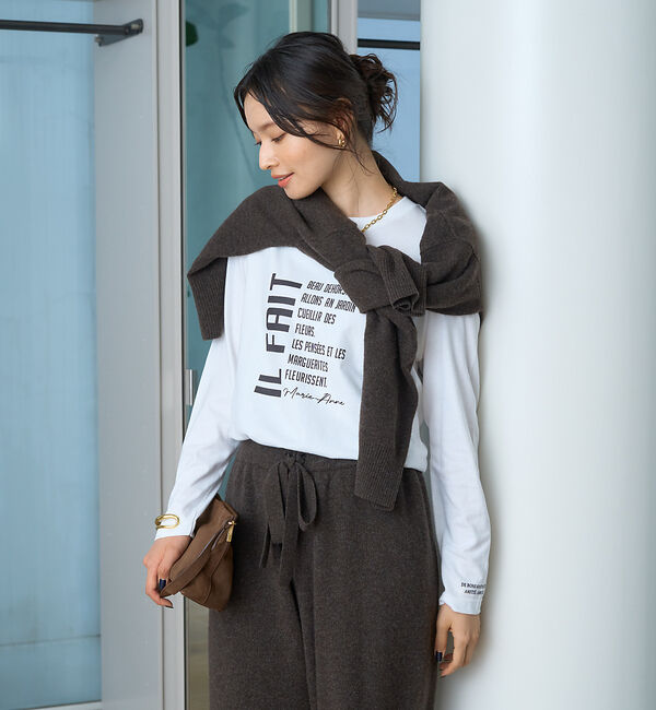 Rouge vif「リラックスロゴロンT（IL FAIT）」|Tシャツ・カットソー|