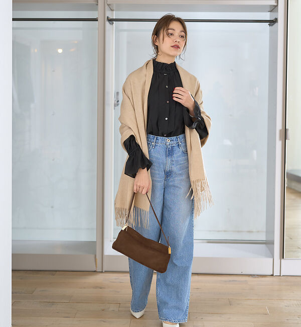 Rouge vif「フリルカラーシアーブラウス」|シャツ・ブラウス|