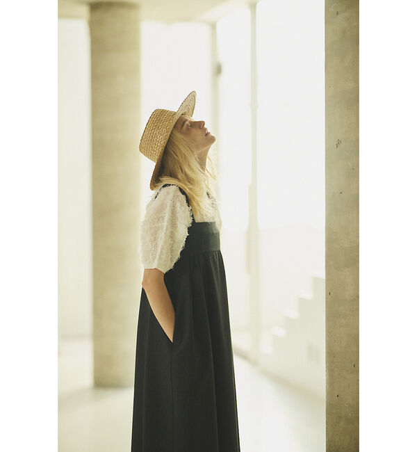 Rouge vif「シアーフリンジニット フレンチプルオーバー」|ニット・セーター|