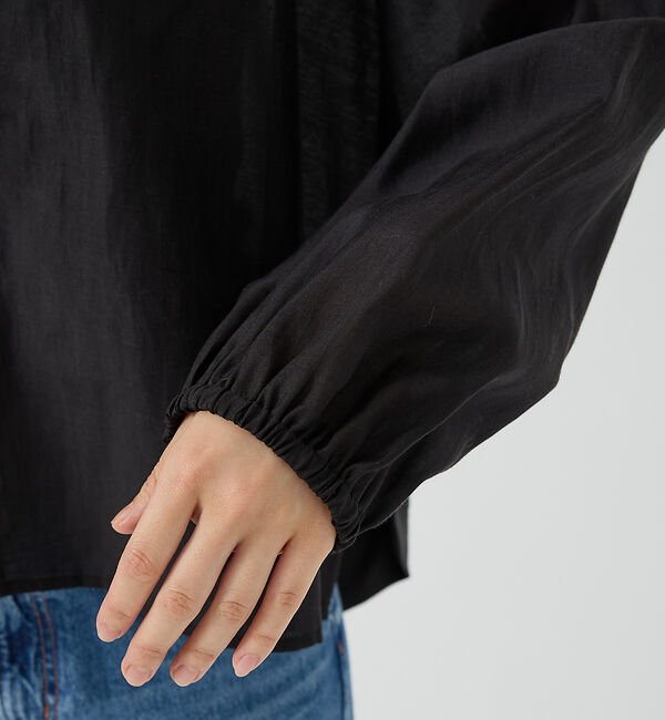 Rouge vif「スタンドカラータックシャツカーデ」|シャツ・ブラウス|