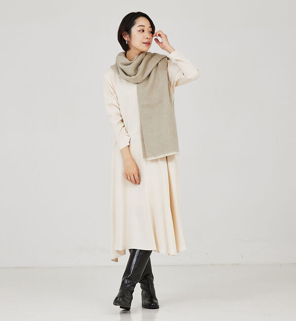 qualite「【ASAUCE MELER】シャギーストール」|マフラー|