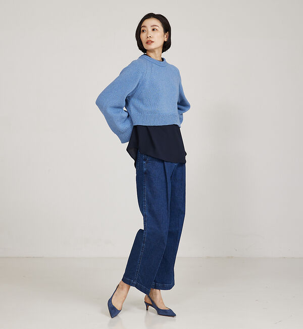 qualite「【e&times;qualite】トラウザーデニム」|デニム|