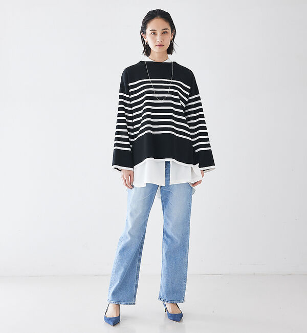 qualite「【YANUK】ストレートデニムパンツLOUISE」|デニム|