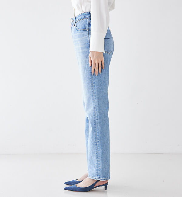 qualite「【YANUK】ストレートデニムパンツLOUISE」|デニム|