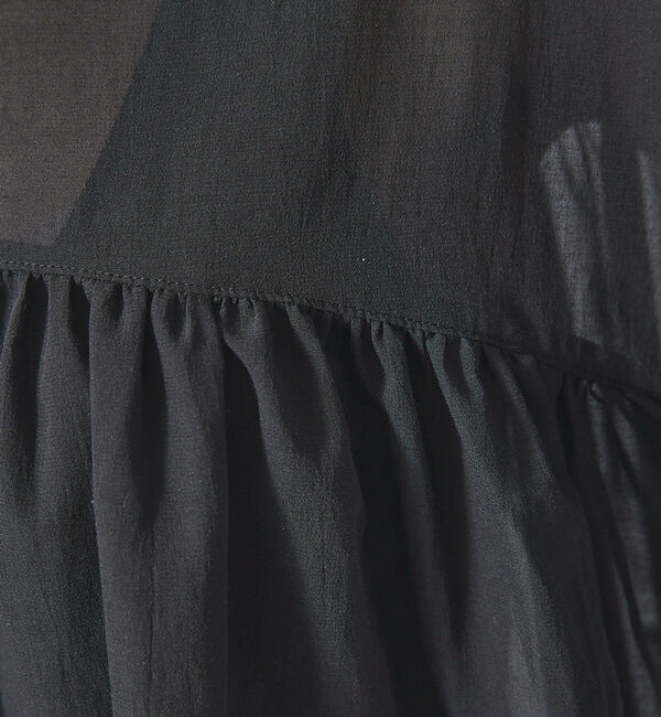 qualite「【2WAY】シフォンフリルブラウス」|シャツ・ブラウス|