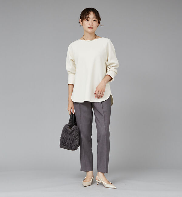 qualite「ウールジョーゼッドプルオーバー」|シャツ・ブラウス|