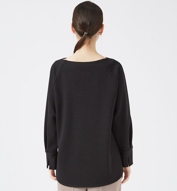 qualite「ウールジョーゼッドプルオーバー」|シャツ・ブラウス|