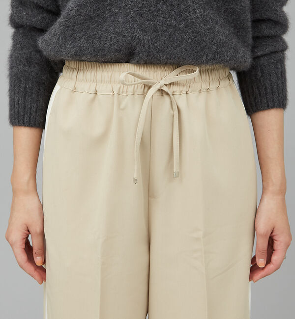 qualite「サイドラインストレートパンツ」|その他|