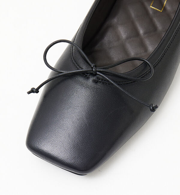 AU BANNISTER「【最高バレエ】スクエアトゥ バレエシューズ」|バレエシューズ|