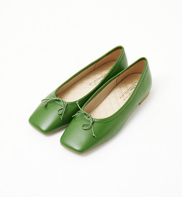 AU BANNISTER「【最高バレエ】スクエアトゥ バレエシューズ」|バレエシューズ|