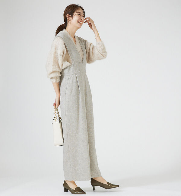 AU BANNISTER「ローファーモチーフミドルパンプス」|パンプス|