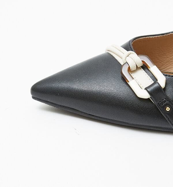 AU BANNISTER「【晴雨兼用】モチーフメタルラインパンプス」|レインシューズ|