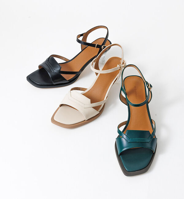 AU BANNISTER「クリアヒールサンダル」|サンダル|