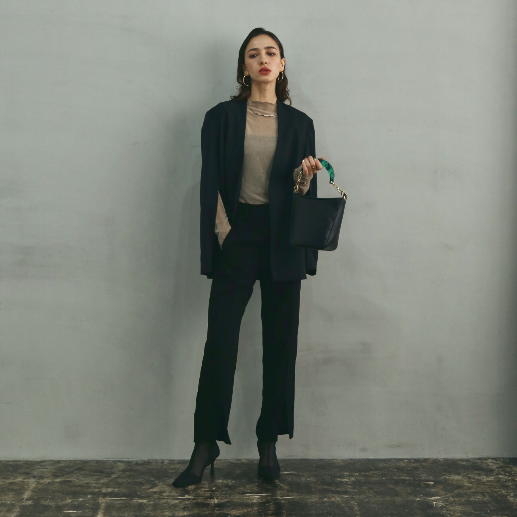 LOWELL things「【TVドラマ使用】Resin-B/アクリルBOXショルダーBAG」|ショルダー・メッセンジャー|