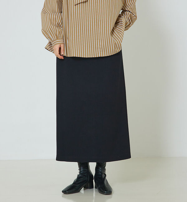 abahouse mavie「【セットアップ対応】ウォームジャージータイトスカート」|スカート|