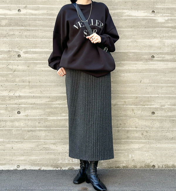 abahouse mavie「【セットアップ対応】ウォームジャージータイトスカート」|スカート|