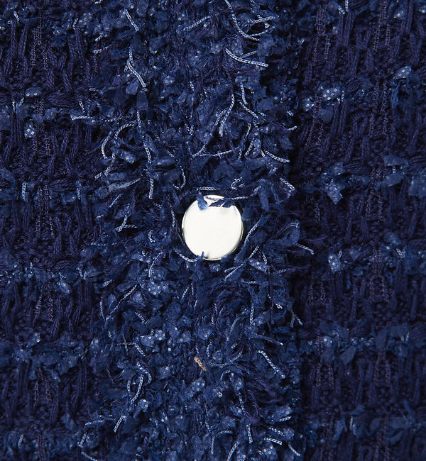 abahouse mavie「ツィードニットベスト」|ベスト・ジレ|