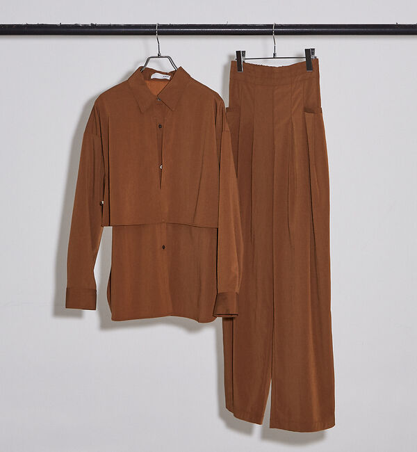 NOMINE「【セットアップ着用可】3タック  ワイドパンツ」|その他|