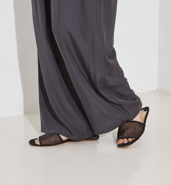 NOMINE「【セットアップ着用可】ヴィンテージサテン ドロスト パンツ」|その他|