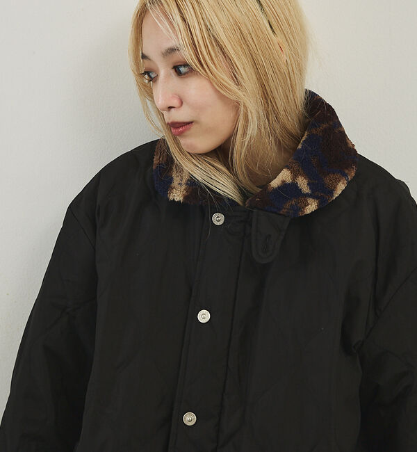 NOMINE「【TAION】リバーシブル ダウンジャケット / ブルゾン（キルティング&times;ボア）」|ダウン|