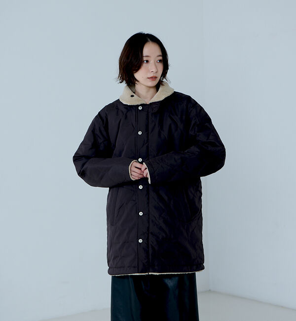 NOMINE「【TAION】リバーシブル ダウンジャケット / ブルゾン（キルティング&times;ボア）」|ダウン|