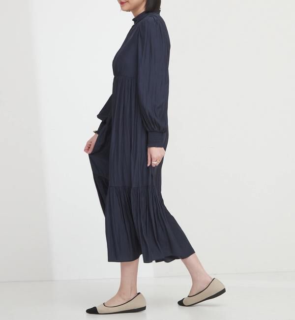 TIARA「ハイネックギャザーワンピース」|ワンピース|