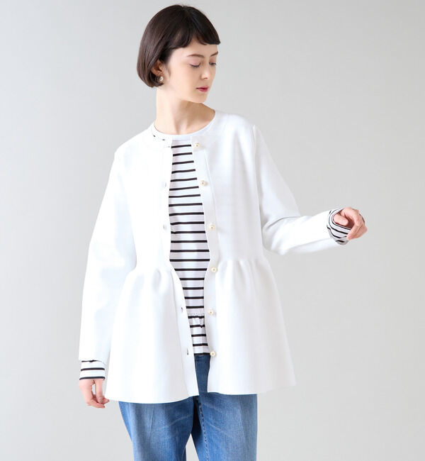 TIARA「ペプラムカーディガン」|カーディガン|