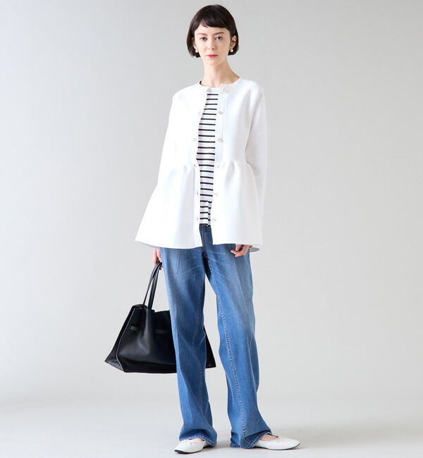 TIARA「ペプラムカーディガン」|カーディガン|
