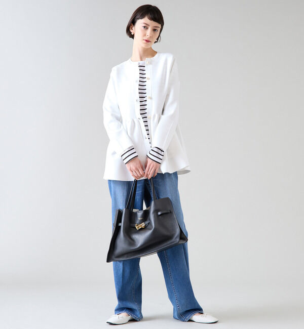 TIARA「ペプラムカーディガン」|カーディガン|