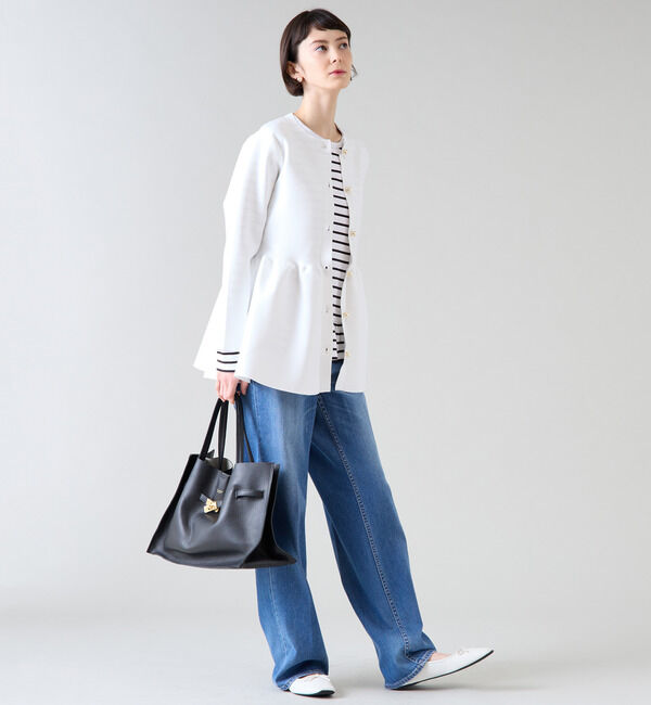 TIARA「ペプラムカーディガン」|カーディガン|