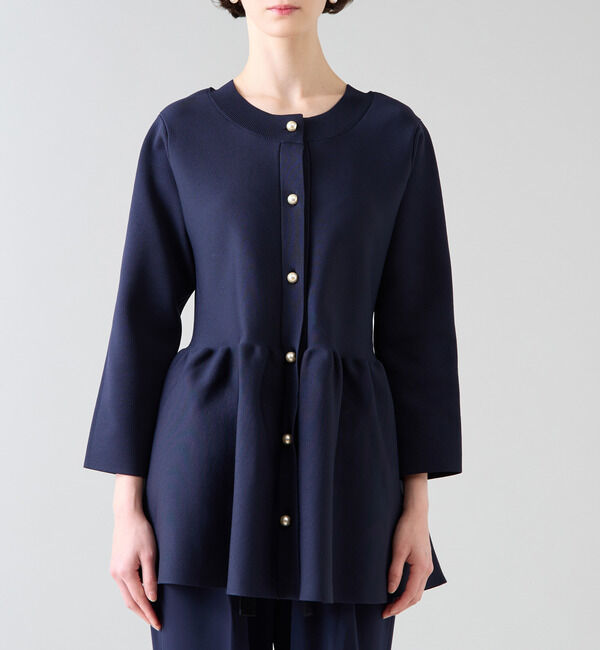 TIARA「ペプラムカーディガン」|カーディガン|