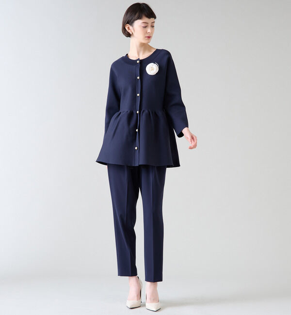 TIARA「ペプラムカーディガン」|カーディガン|