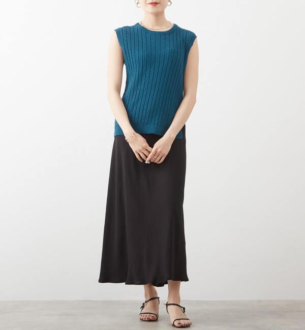 Liesse「コットンモールタンクトップ」|ニット・セーター|