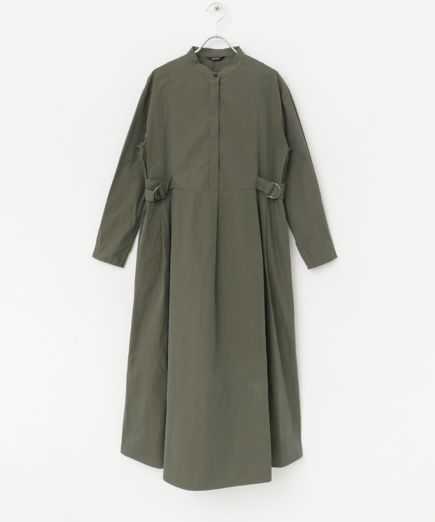 URBAN RESEARCH ROSSO「ハイネックサイドベルトシャツワンピース」|ワンピース|