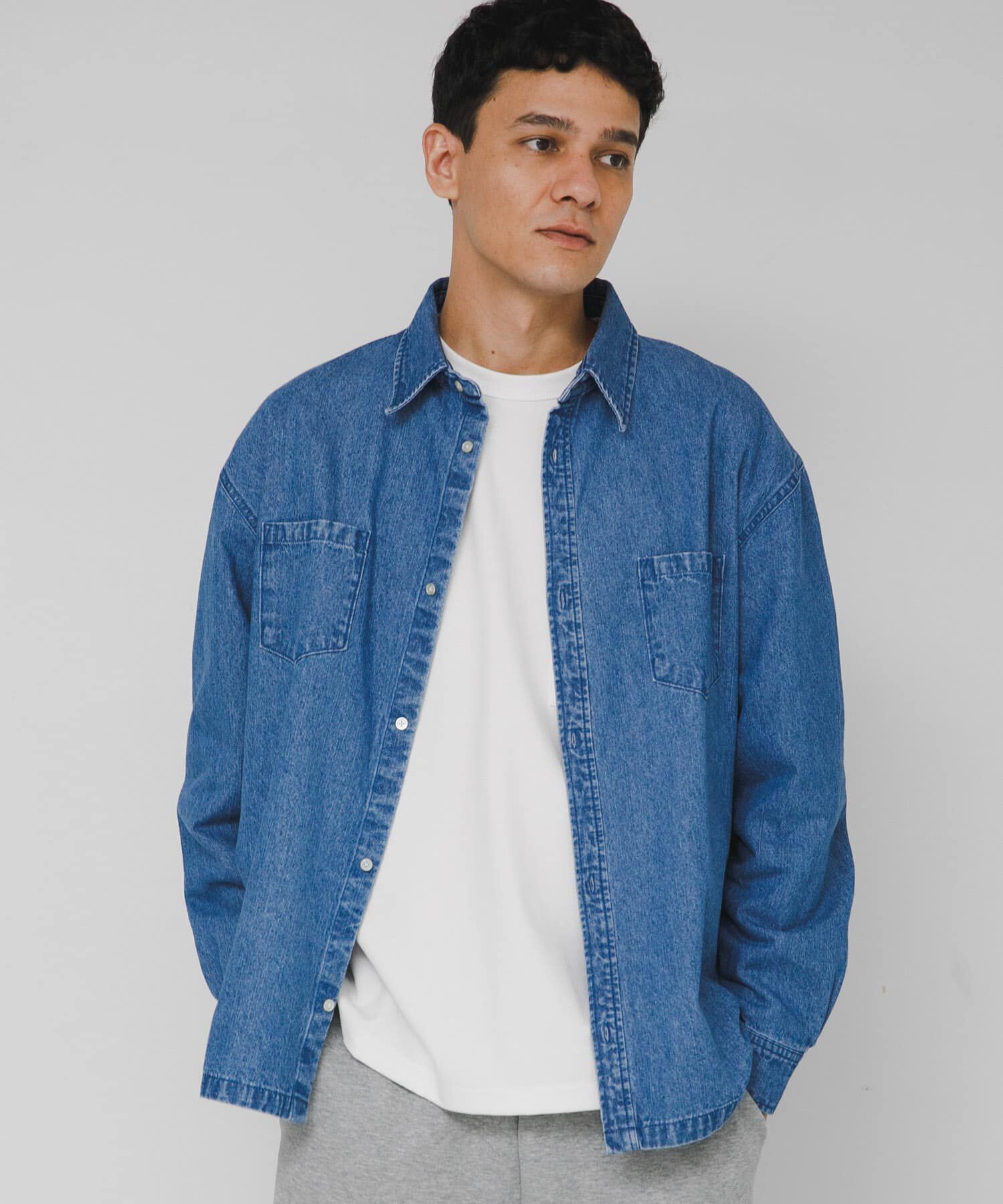 Sonny Label 「リラックスフィットデニムシャツ」|シャツ・ブラウス|